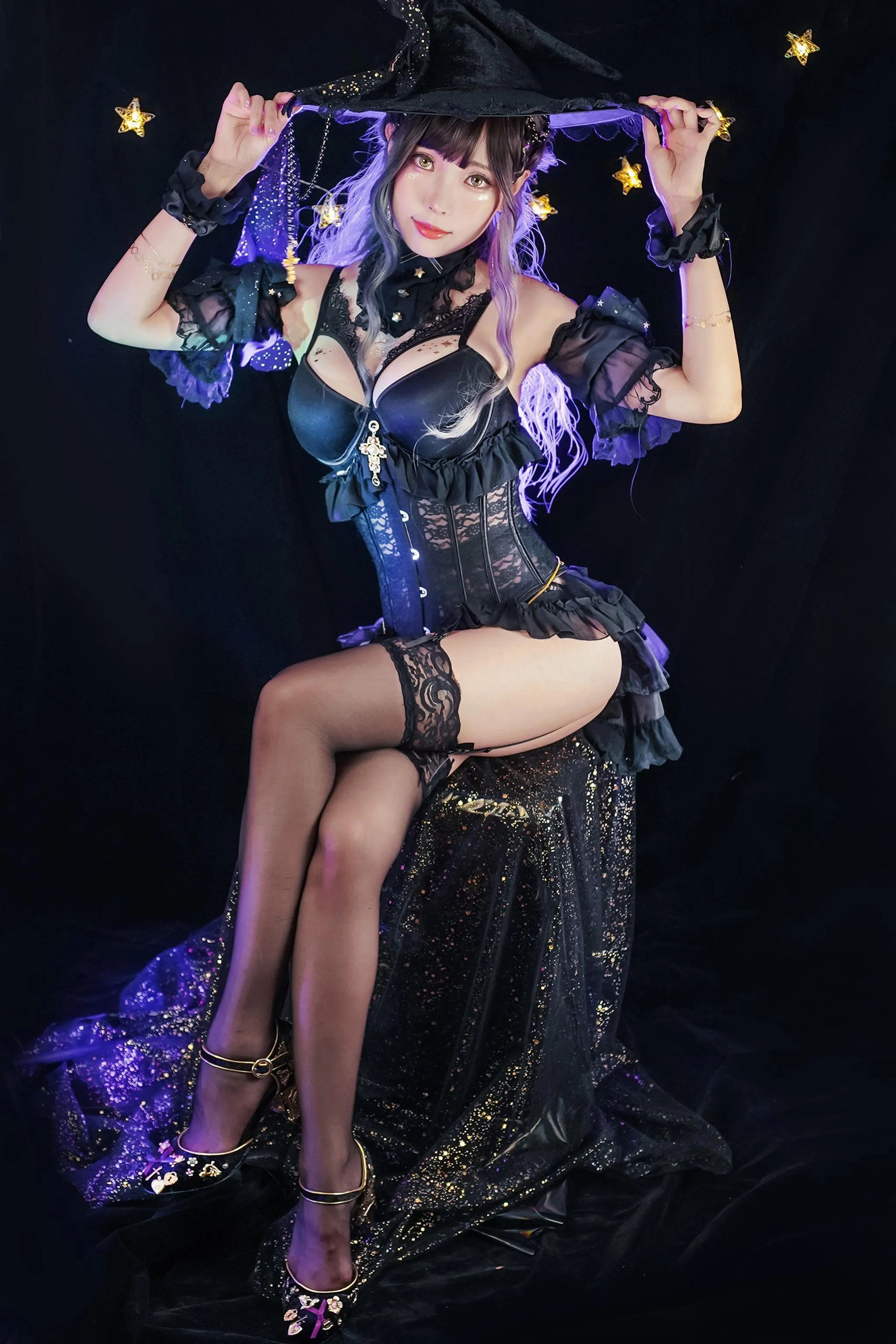 ElyEE子 – NO.77 Original Witch  Cat魔女與貓-Astrology Witch [33P]插图1